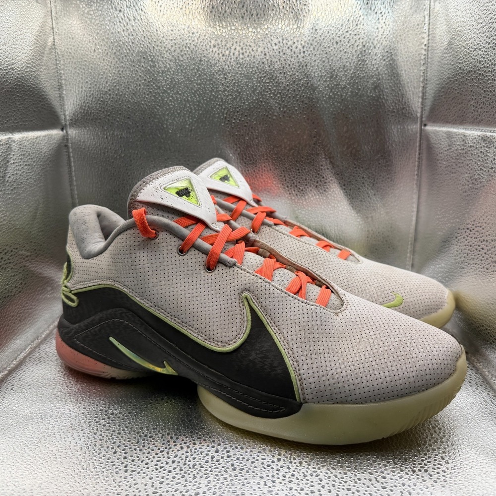 Size 13 Nike LeBron 22 Crown Jewel‎ White/Volt Glow Mens Shoes FZ1094-101